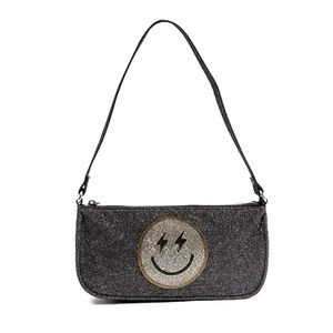 NWT Skinny Dip London Women’s Amber Smile Shoulder Bag Black Sparkly